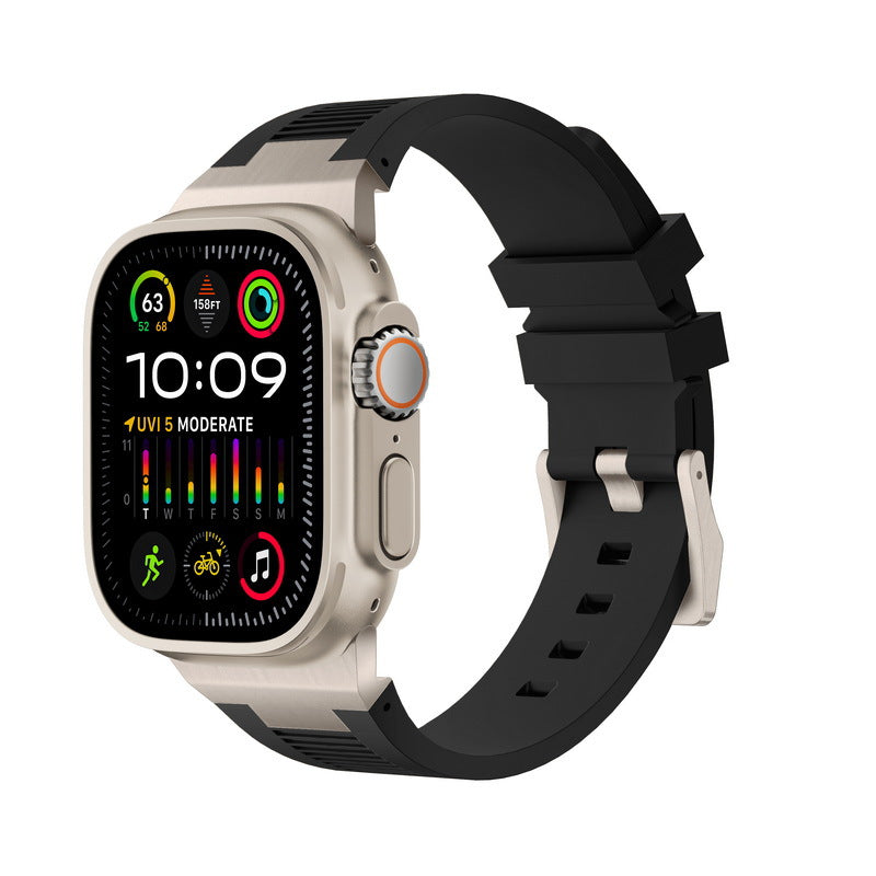 AP Ny Connector Silikone Rem Til Apple Watch