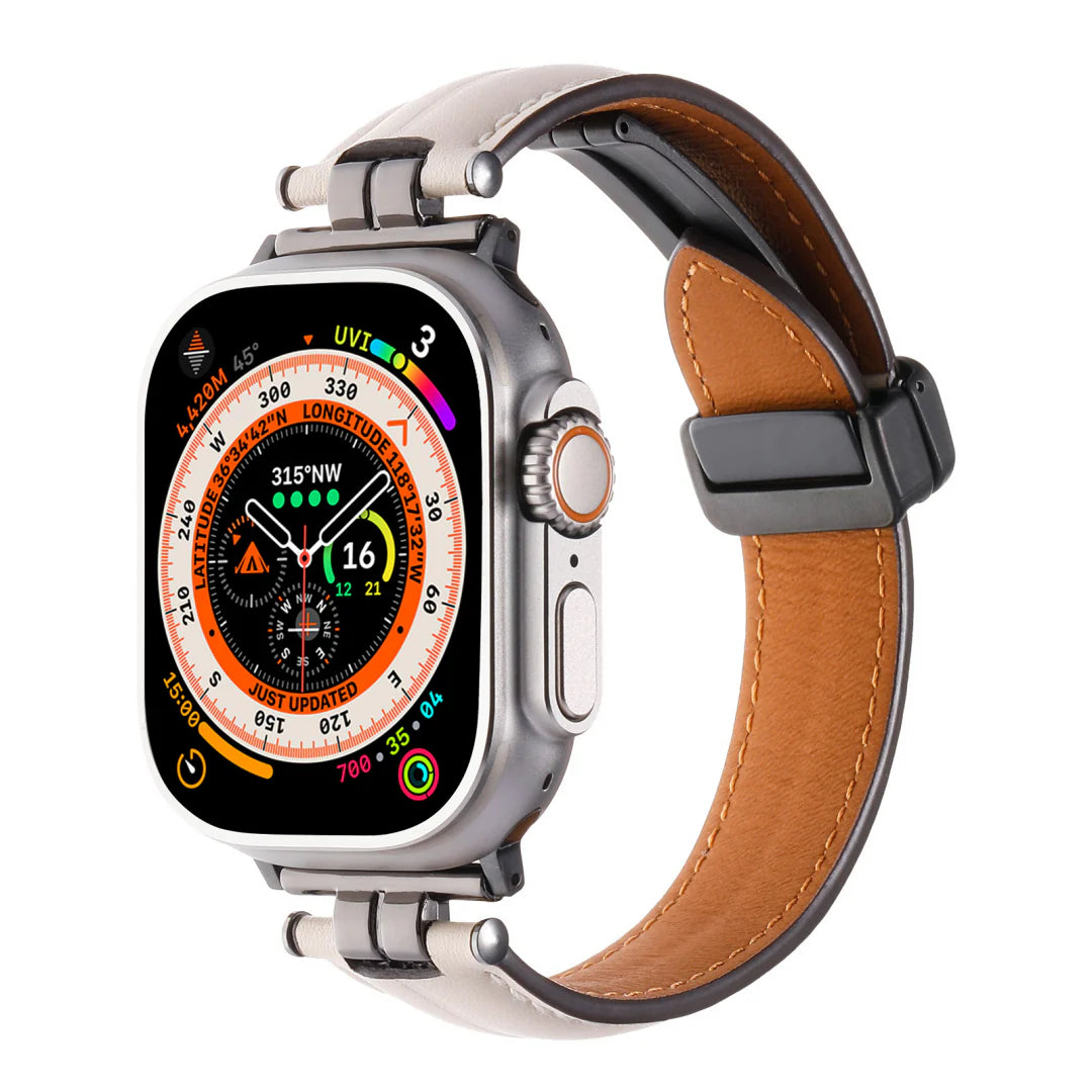 Magnetisches Lederarmband für die Apple Watch