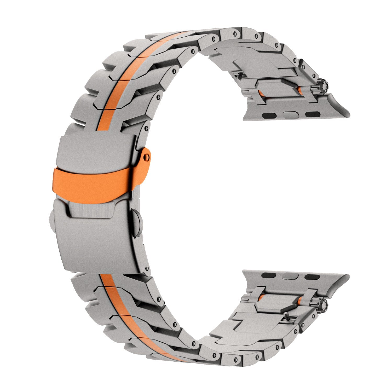 Bracelet en métal Mech Warrior pour Apple Watch