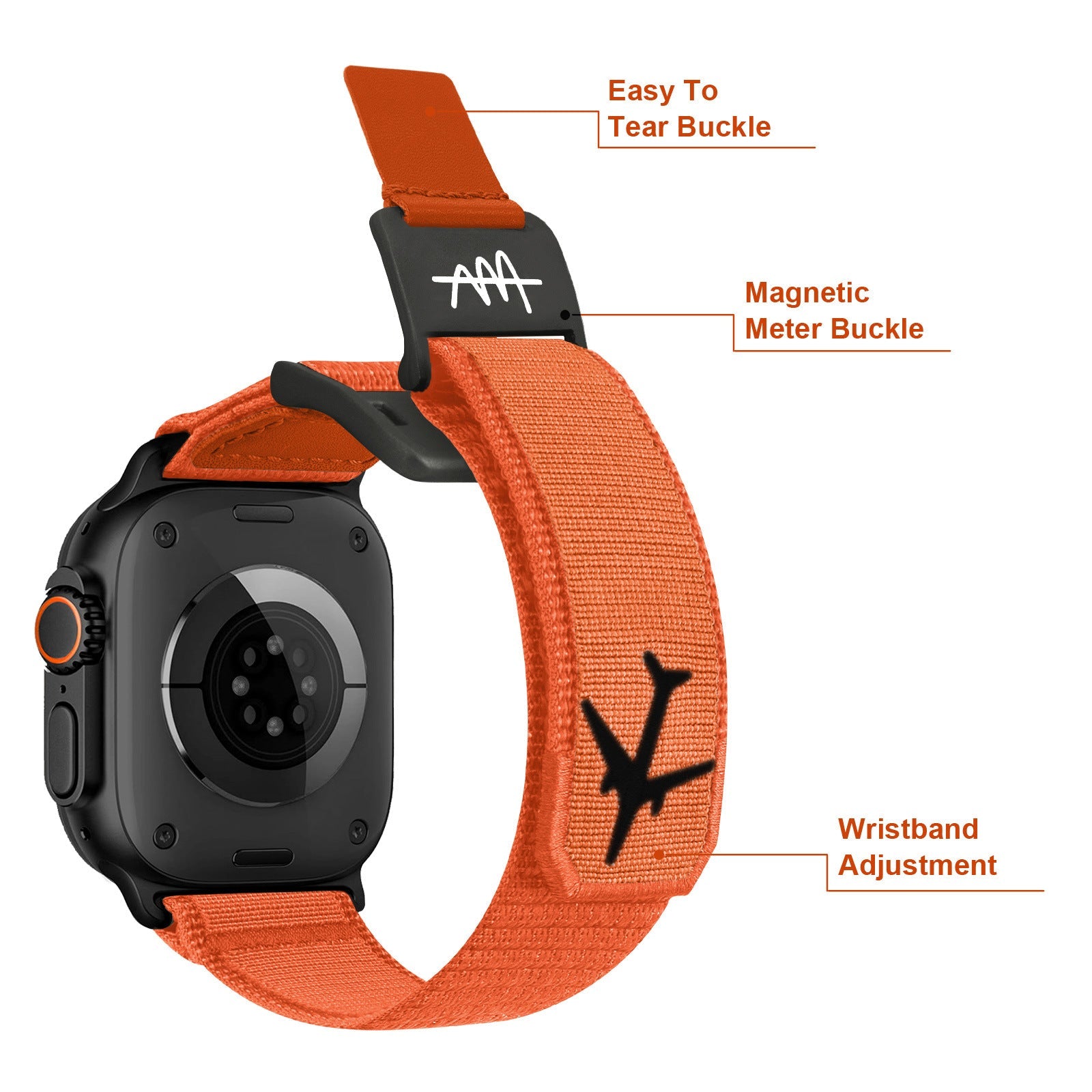 Alpine Magnetic Nylon Strap For Apple Watch