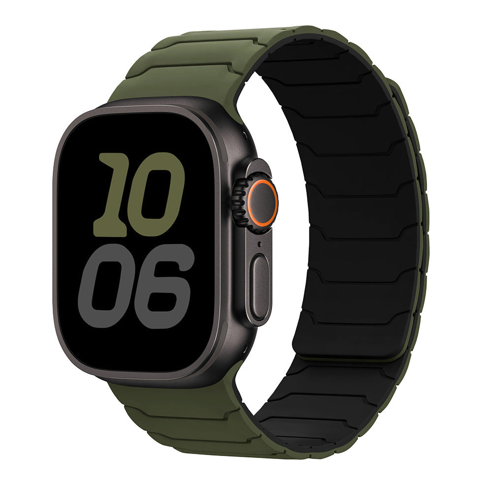 רצועת שעון מגנטית סיליקון של Armor Warrior עבור Apple Watch