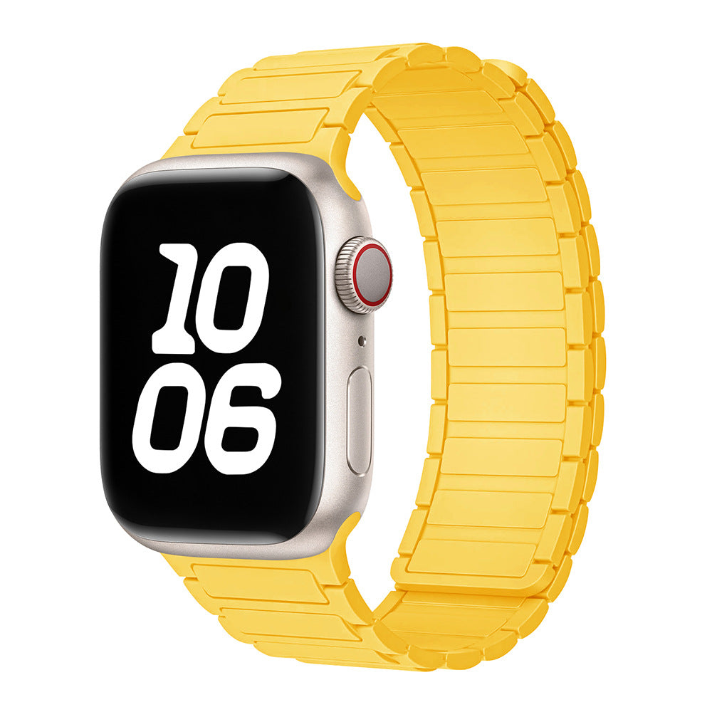 Silicone magnetic loop watch band For Apple Watch