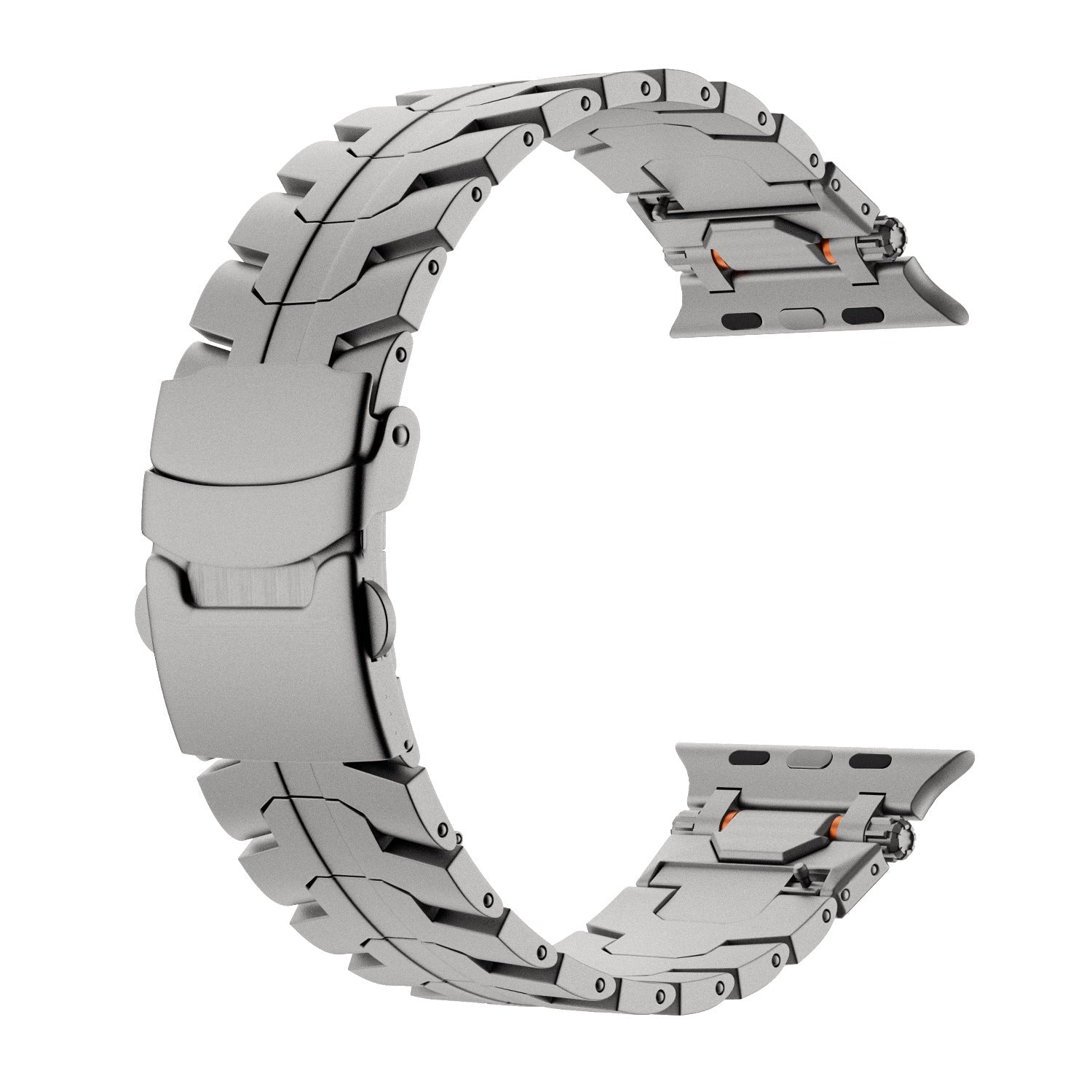 Bracelet en métal Mech Warrior pour Apple Watch