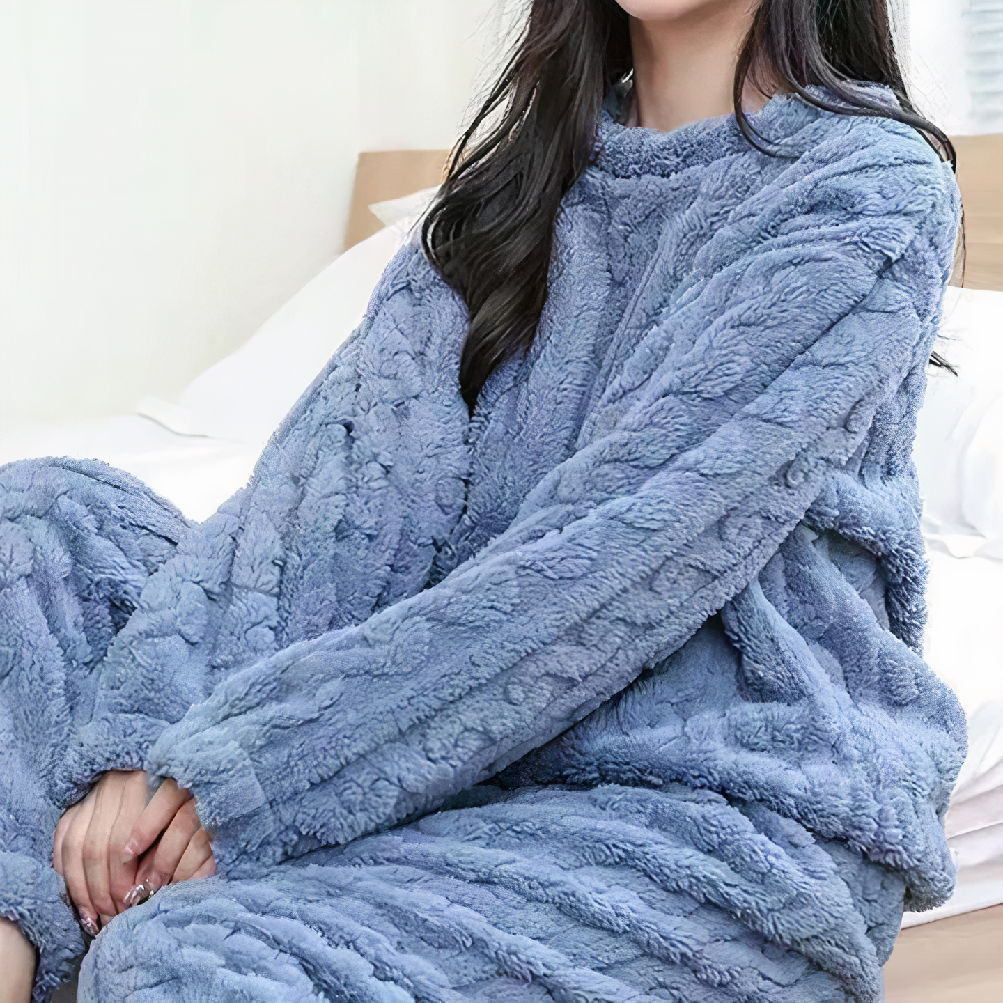 Lunaria - Pyjama-Set aus dickem Samt