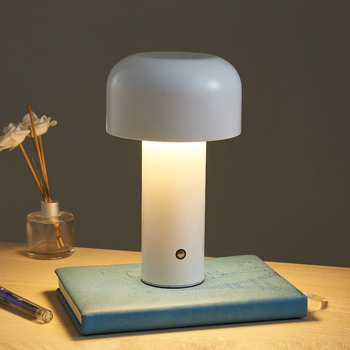 Lampe de table sans fil champignon de style italien