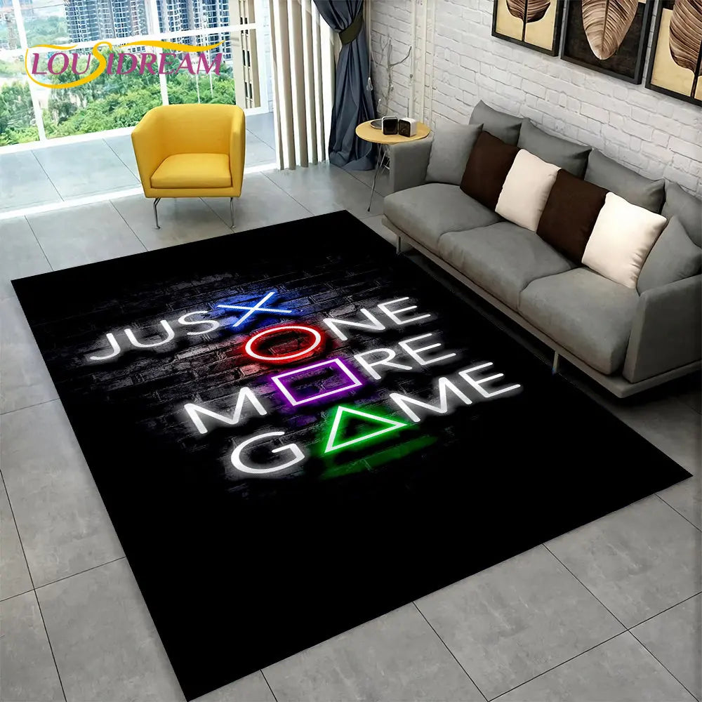 Alex 3D Cartoon Gamer Rug – Fun & Cozy Gamepad Carpet for Kids & Gamers