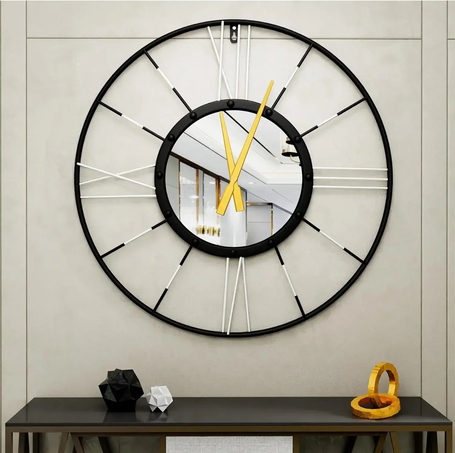 MetalDesign – Reloj de pared moderno para decoración de interiores