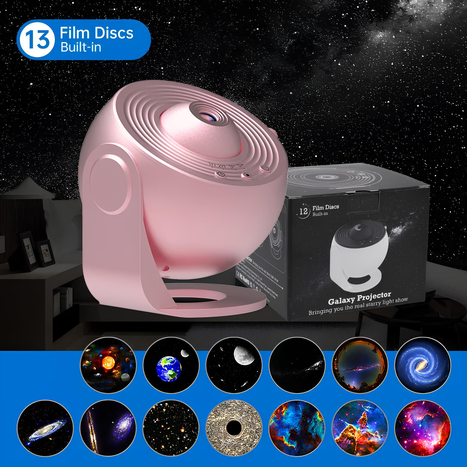 Night Light Galaxy Projector Starry Sky Projector 360° Rotate Planetarium Lamp Bedroom