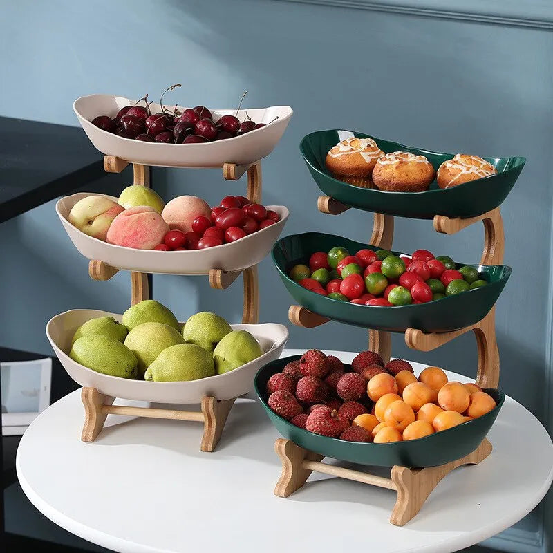 FruitTower - Élégant stand à fruits en métal