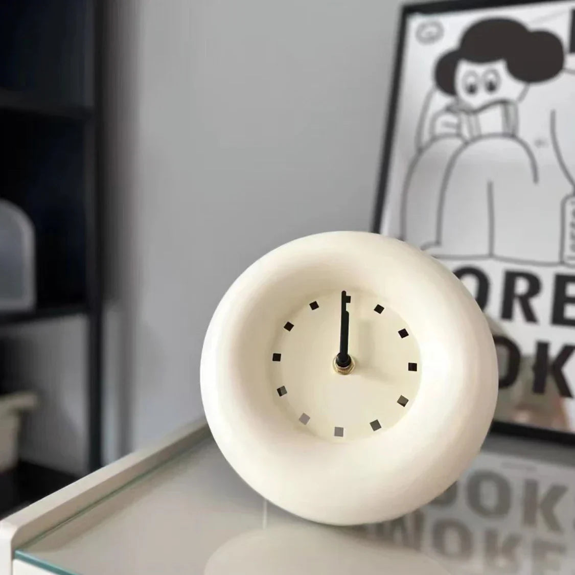 Reloj despertador silencioso mini Nordic Bubble