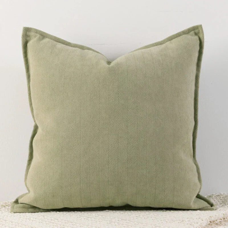 ChenilleCozy - Housse de coussin unie pour la décoration de la maison et de la chambre à coucher