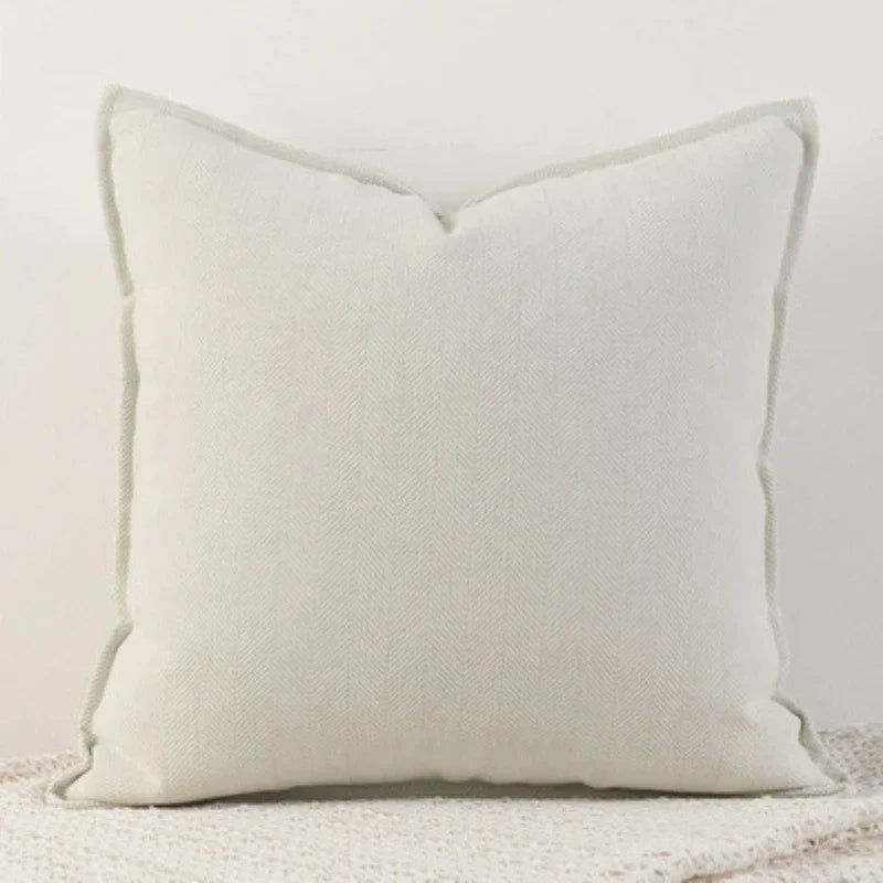 ChenilleCozy - Housse de coussin unie pour la décoration de la maison et de la chambre à coucher