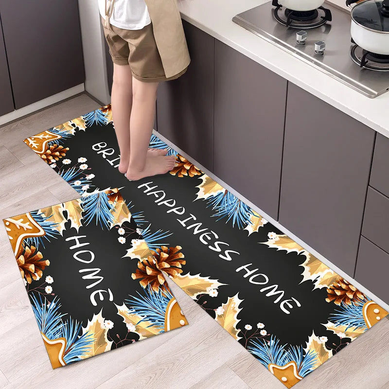 Nordic Home Sara Kitchen Mat – Modern Anti-Slip & Waterproof Rug