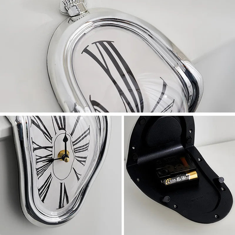 MELTING WALL CLOCK