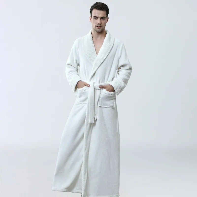 CozyNuit – Fleece-Bademantel für Herren