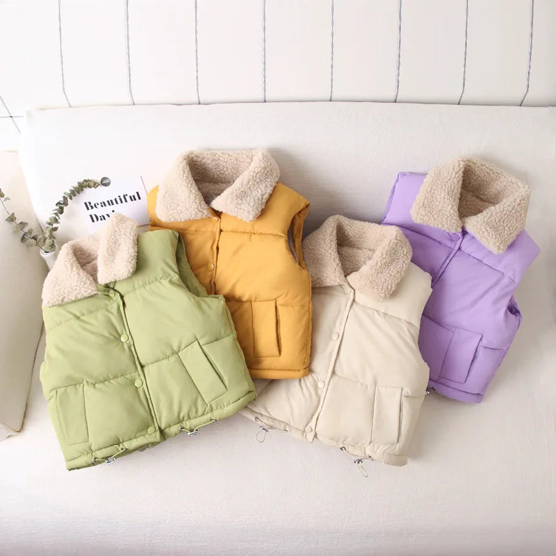 Cozy Adventure Vest - Ropa de invierno cálida para niños y niñas