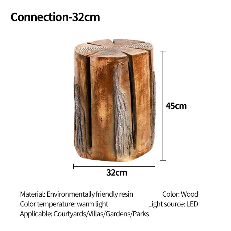 Vrimlo Outdoor Holzscheit Licht