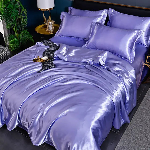 SatinLuxe - Elegant Satin Duvet Cover