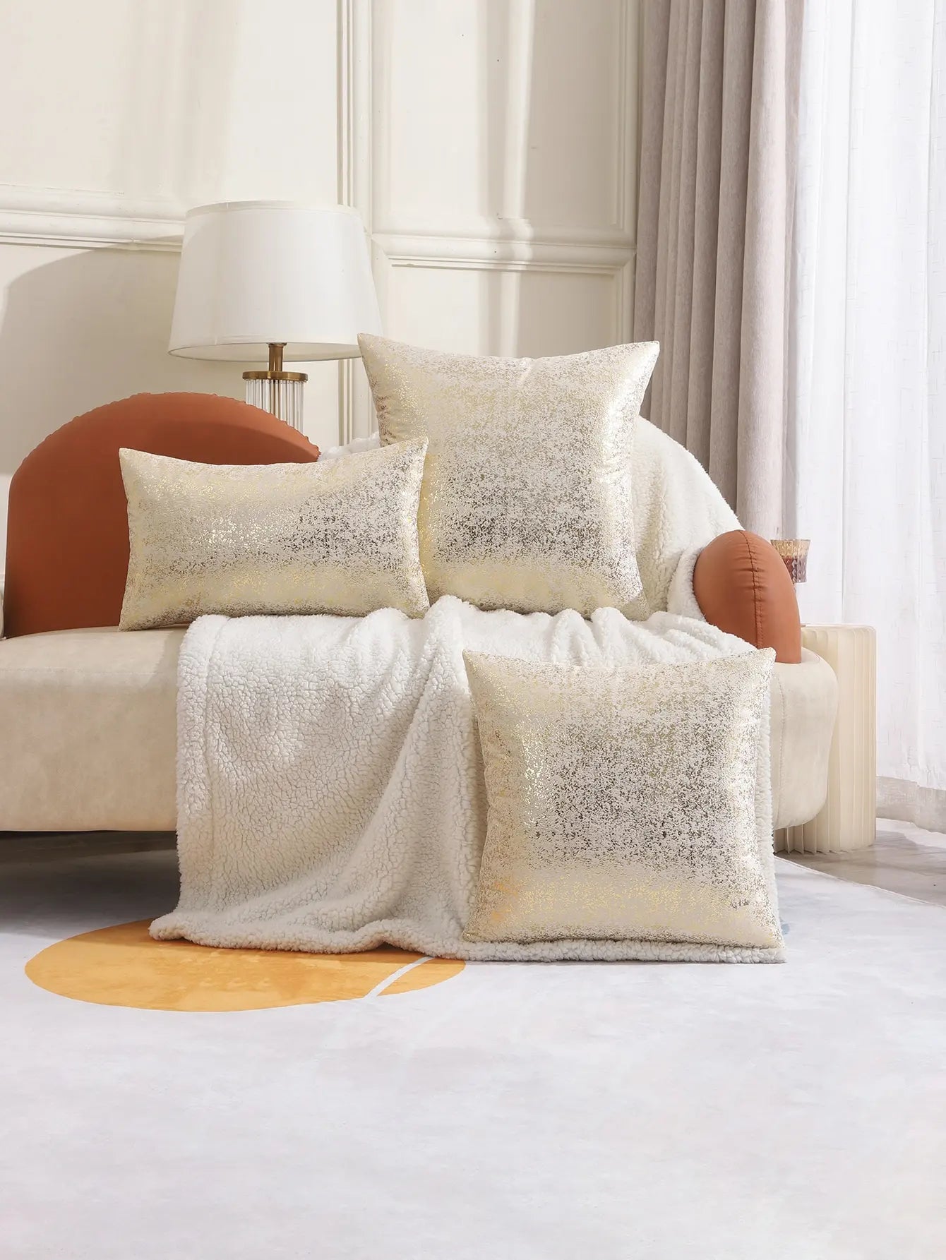 ScandiChic - Housse de coussin luxueuse et minimaliste pour le salon