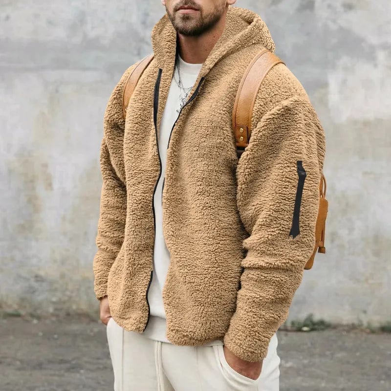 Niklas - Moderne sherpajakke i fleece for menn