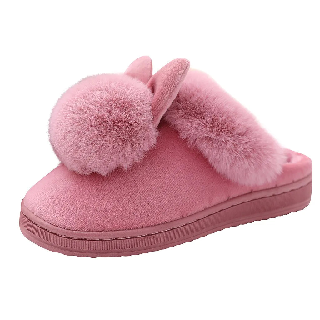 CozyBunny - Pantuflas con orejas de conejo