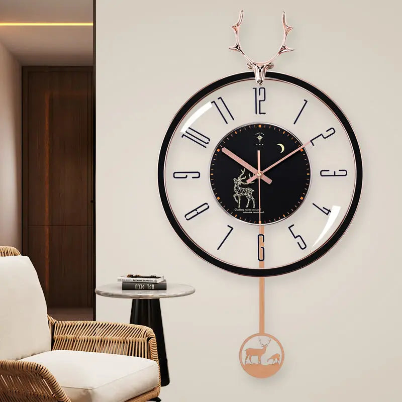 PolarisClock – Horloge murale silencieuse de luxe