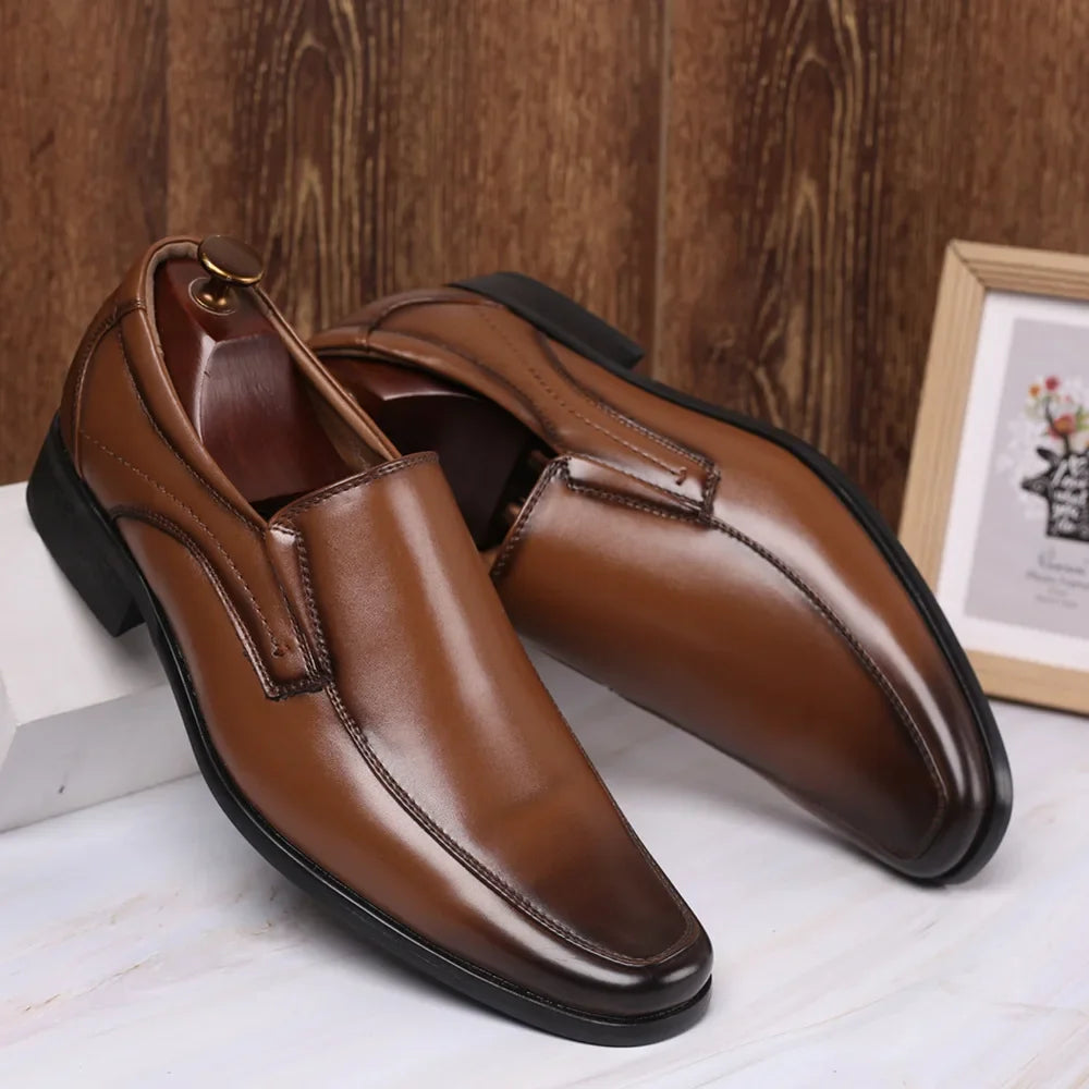 FusionFit business leather shoes for men