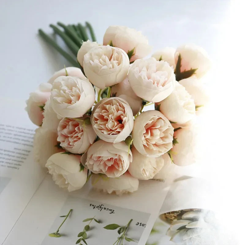 Love Story Silk Peony Bouquet