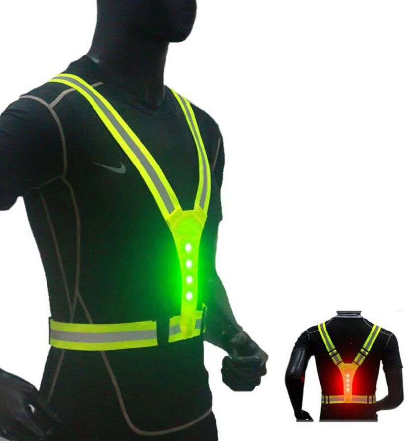 GlowGuard™ Veiligheidsvest | Veiligheids-LED-vest voor hardlopen, fietsen en werk