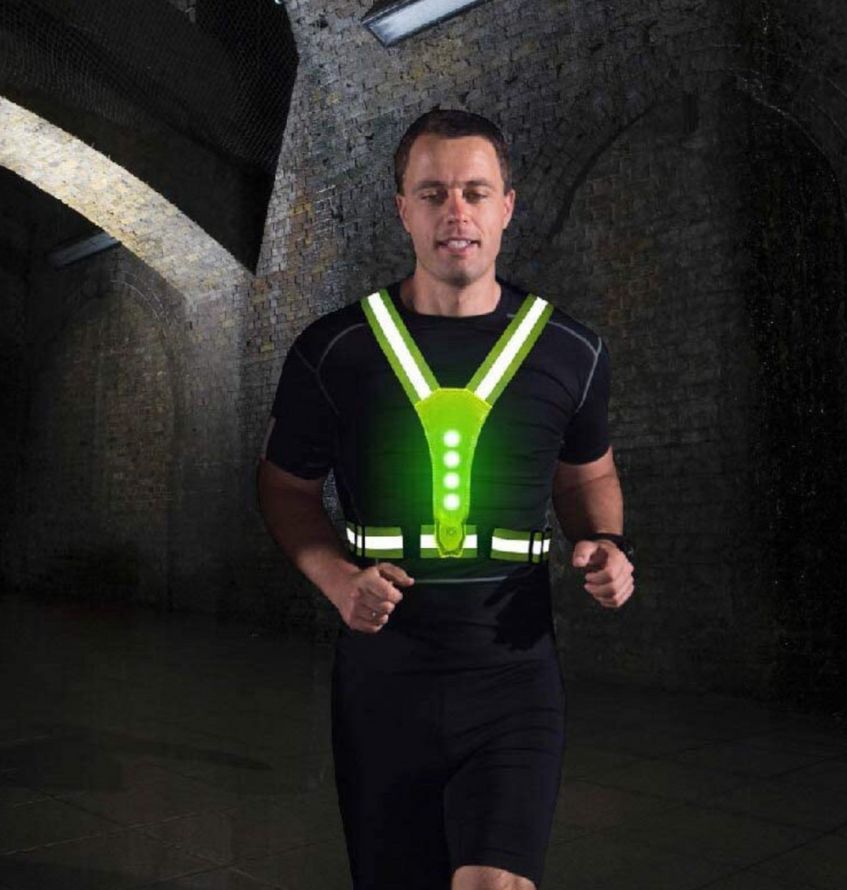 GlowGuard™ Veiligheidsvest | Veiligheids-LED-vest voor hardlopen, fietsen en werk