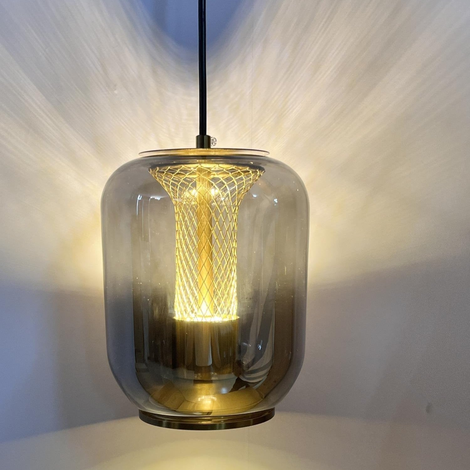 Lampes suspendues en verre Savannah