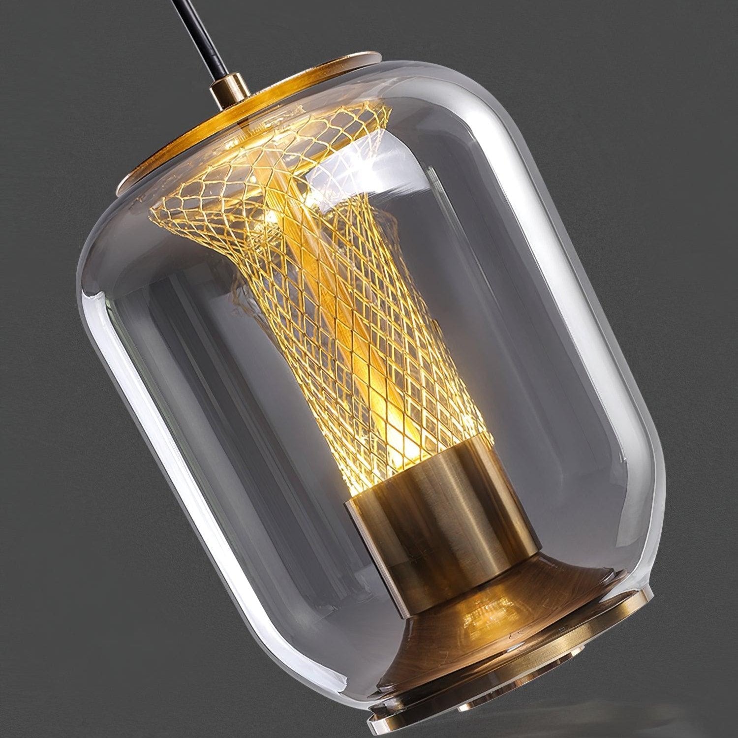 Lampes suspendues en verre Savannah