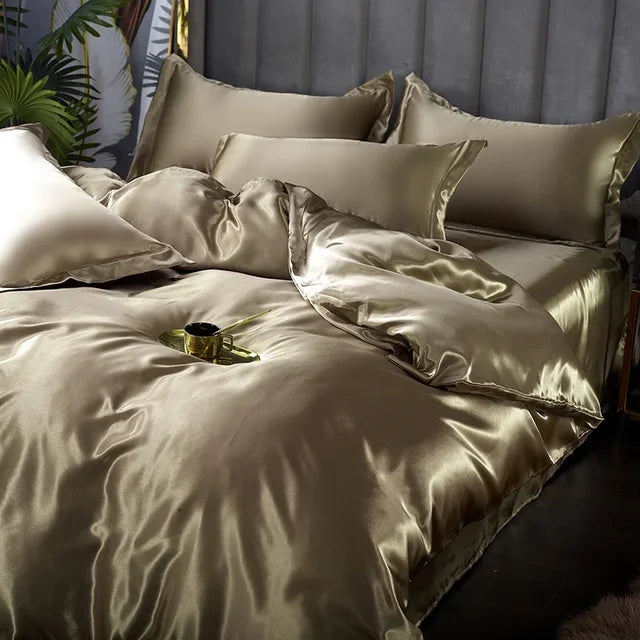 Silk Satin Bedding Set