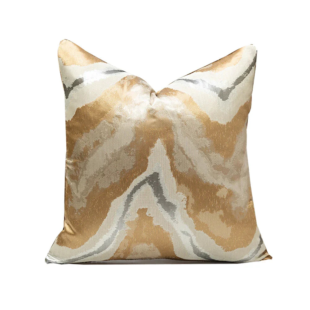 AbstractLuxe - Housse de coussin moderne pour le salon et la chambre