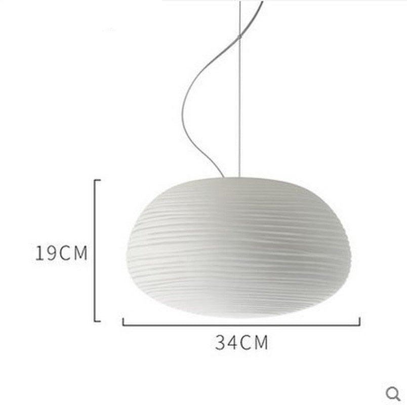 Moderne Milky Glass Pendel Lampe - Elegant belysning til dit interiør