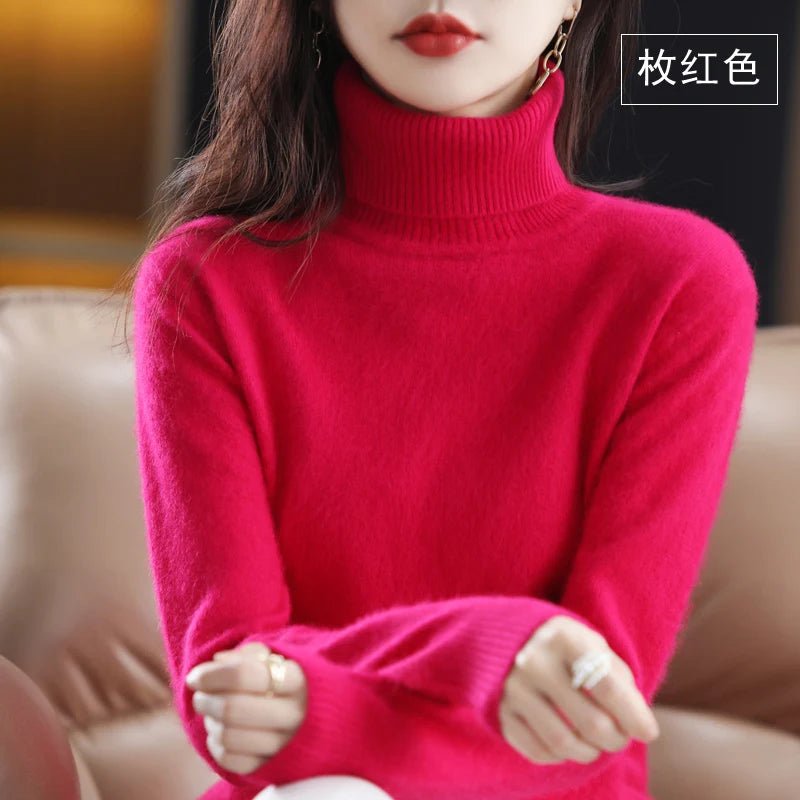 Sinead: Japanese-knit 100% Cashmere Sweater for women: autum&winter essential