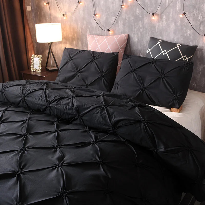 Diamond Pintuck Duvet Cover 3-delt Sengesett