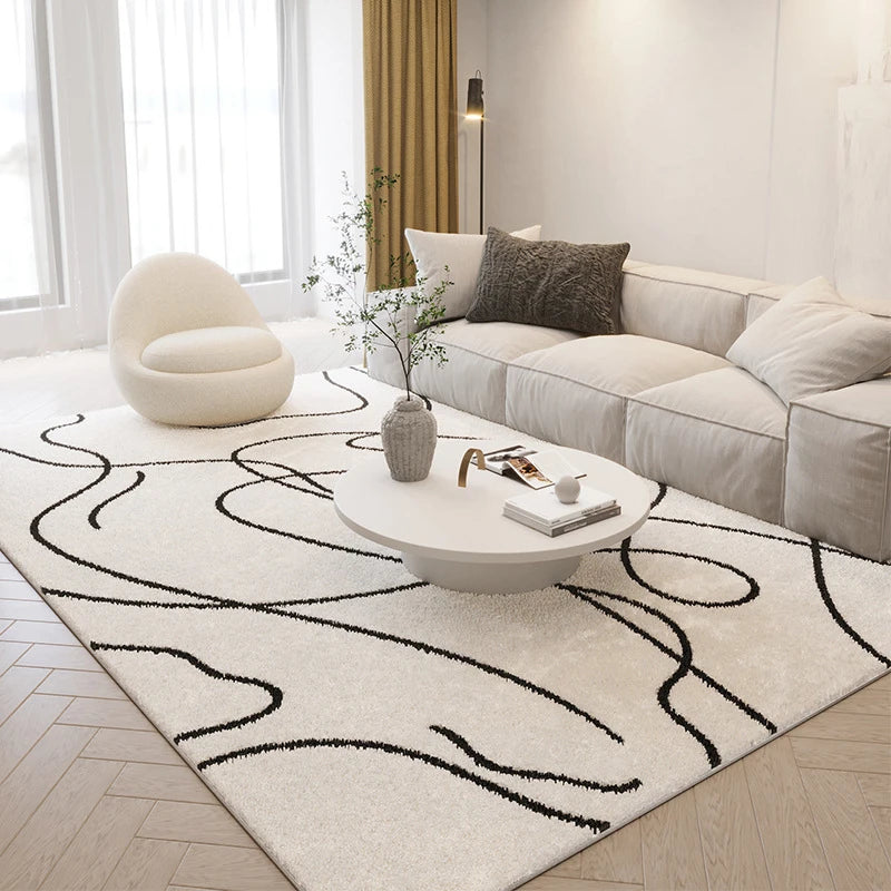 Winnie Luxe Nordic Plush Rug – Cozy & Elegant Home Décor