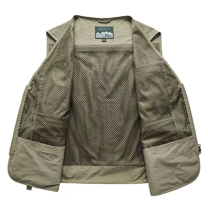 14 Lommer Cargo Tactical Vandring Fiskevest