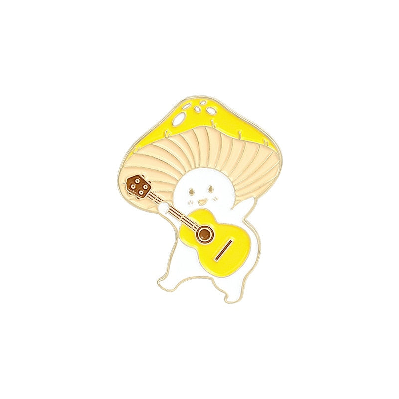 Mushroom Series Collection Enamel Pins