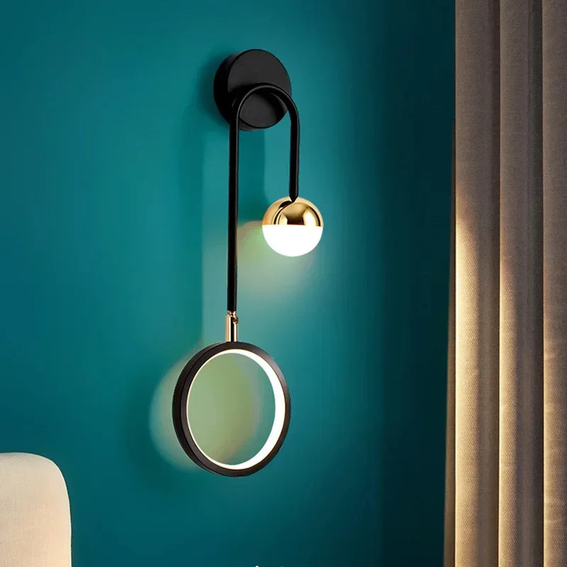 Lámpara de pared minimalista retro - Iluminación creativa