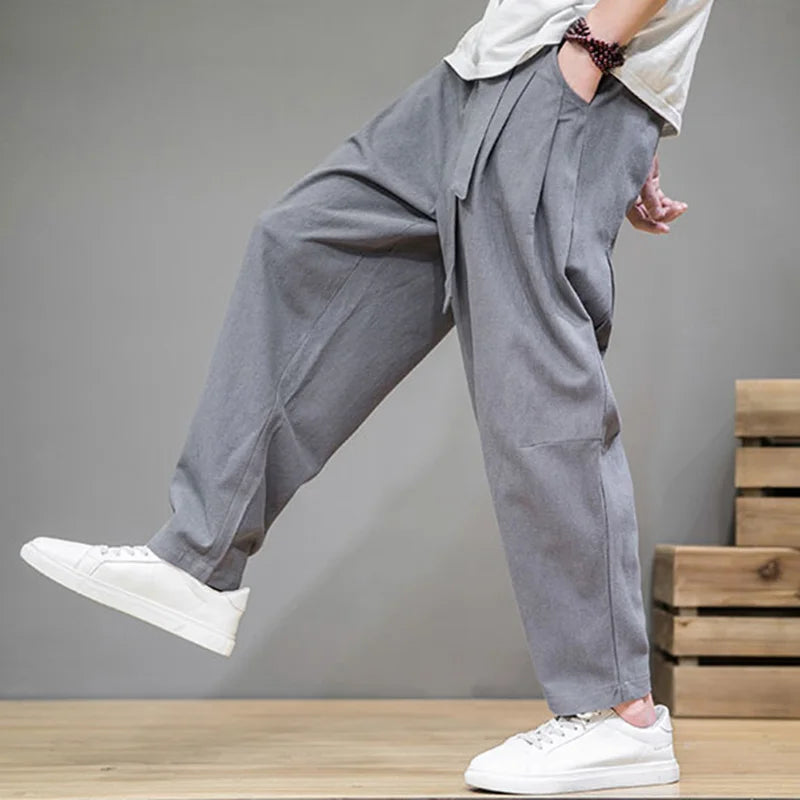 Men's Breathable Linen Pants