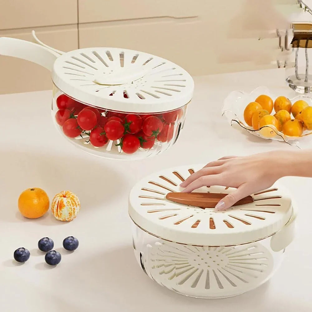 FreshBowl - Lavabo plegable con escurridor moderno