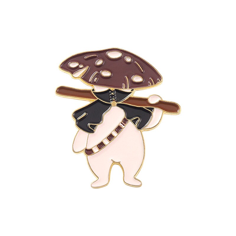 Mushroom Series Collection Enamel Pins