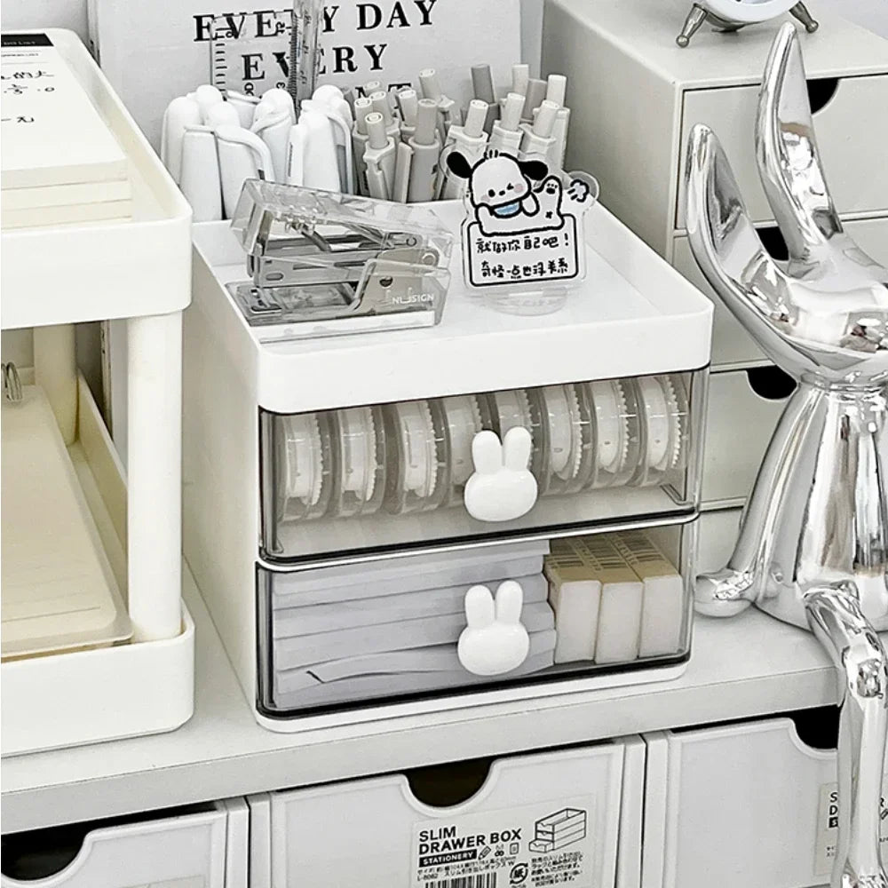 Minimalistische Bunny Bureau Organizer