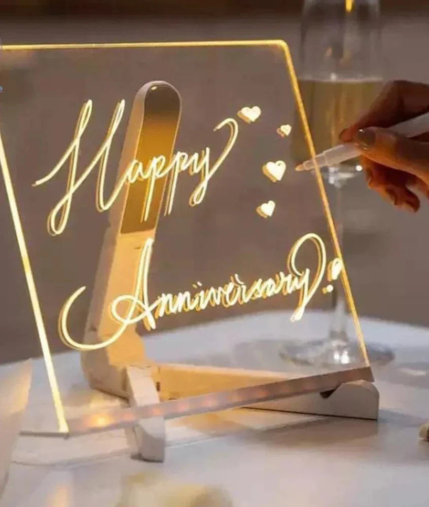 DreamNote - Luz LED multifuncional para cumpleaños