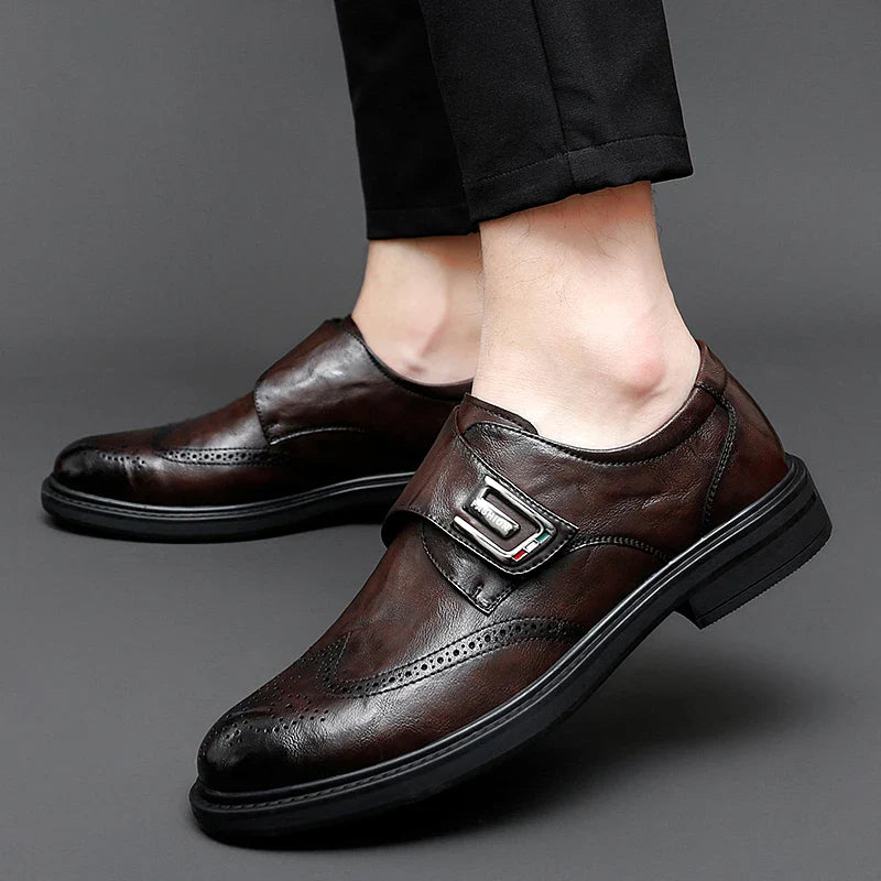 Chaussures d'affaires en cuir TitanCraft pour hommes