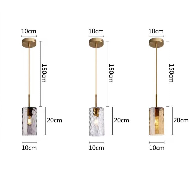 Crissy LED Glass Hanging Lamp