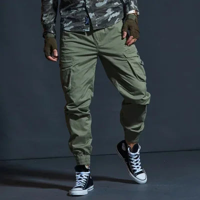 Pantaloni Cargo Tactical in Camouflage da Uomo