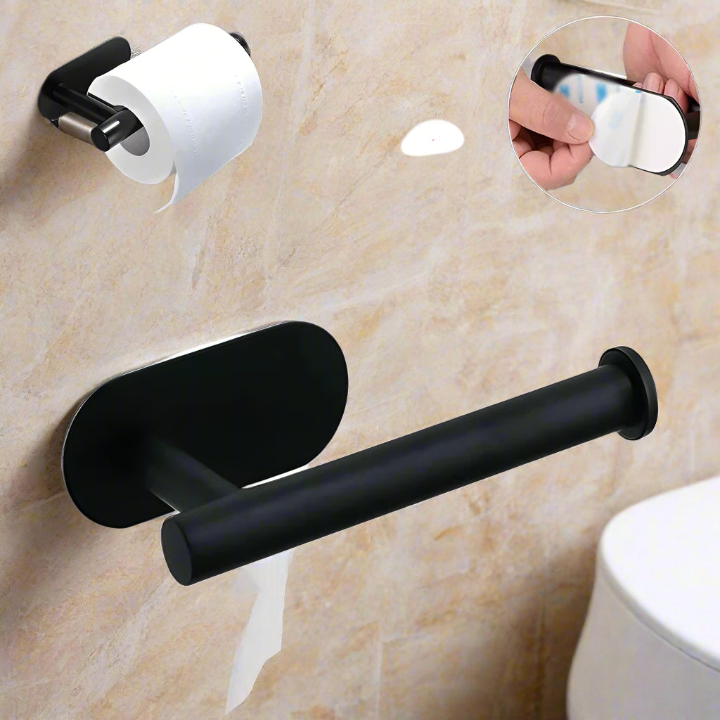 Self-Adhesive Stainless Steel Toilet Paper Holder - Winnie